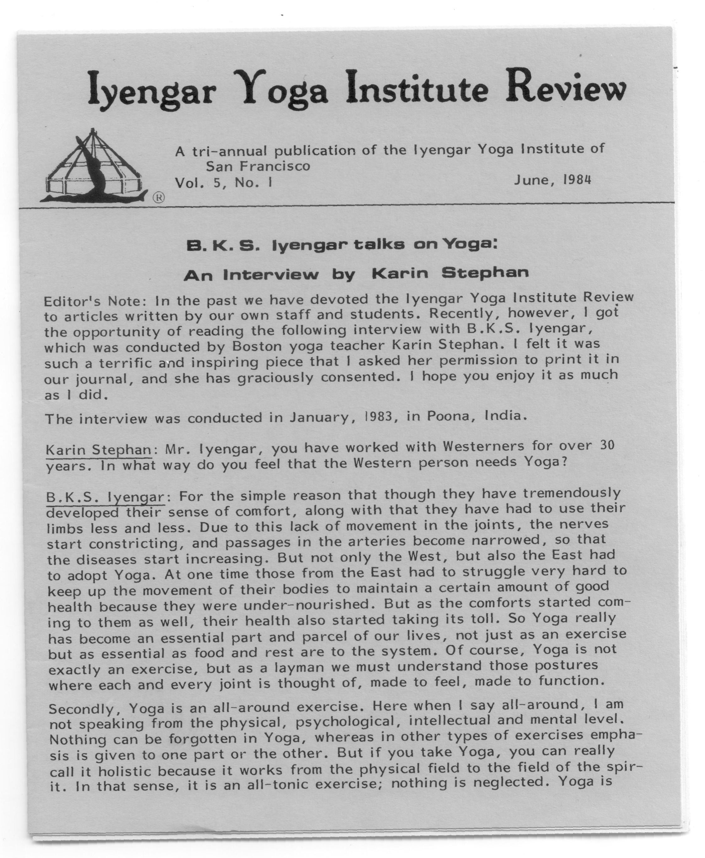 Yoga Journal Magazine Review